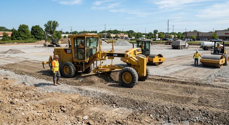 Parking Lot Leveling in Suwanee, GA