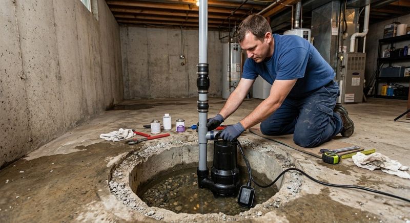 Sump Pump Installation in Manchester, NH
